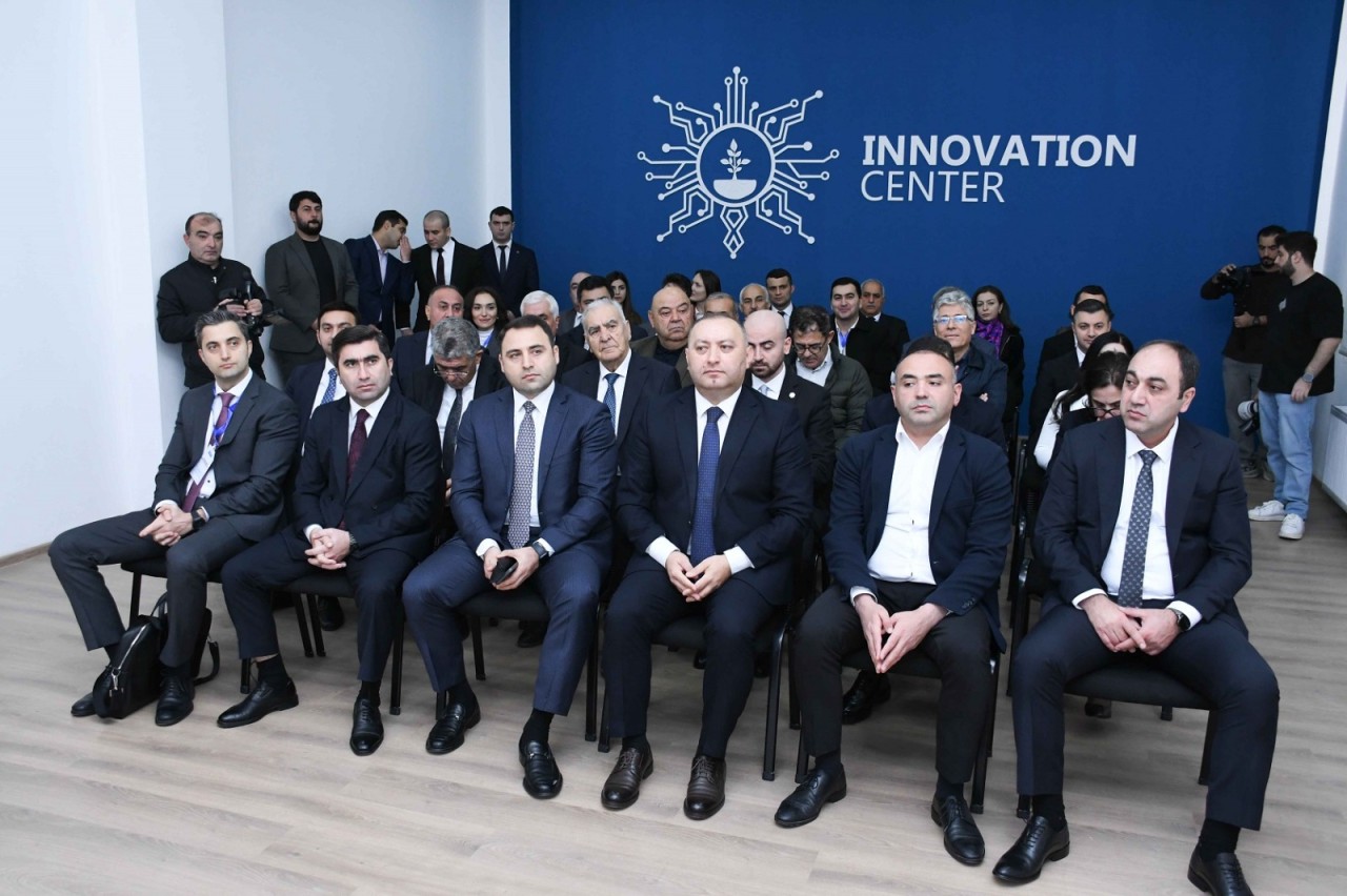 Gəncədə Azərbaycan İnnovasiya Mərkəzinin açılışı olub - FOTOLAR